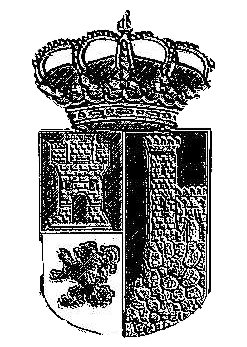 Versión moderna del escudo de Atienza, tal y como se recoje en el escudo de la Diputación Provincial de Guadalajara