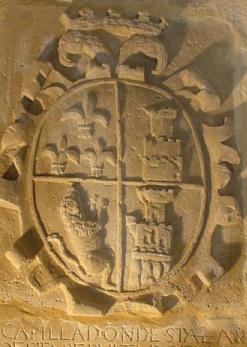 Escudo del Concejo de Atienza en la Capilla de San Galindo