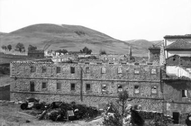 El cascarón vacío en que quedaría convertido el Seminario de Sigüenza en 1936