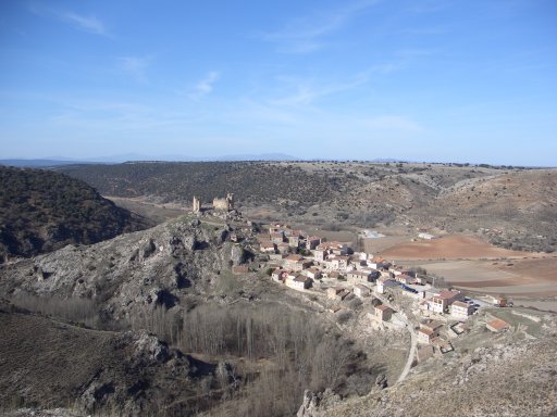 El Castillo de Pelegrina fotografiado desde el sur-este