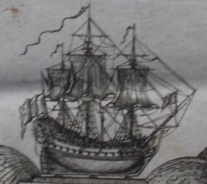 Navío de la Armada Española en 1757