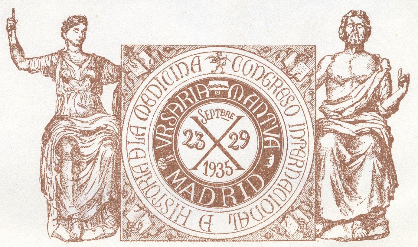 Logotipo del Congreso Internacional de Medicina en 1935